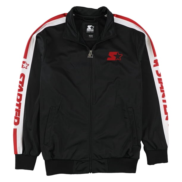 Chaqueta de chándal STARTER para hombre con logotipo negro XL