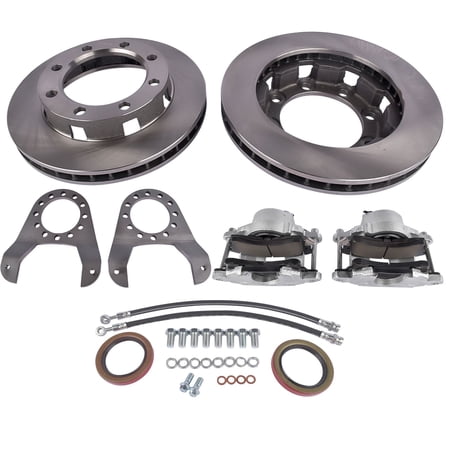 GM 14 Bolt Disc Brake Conversion Kit - 10.5 SRW Full Float - Fits 1973-1988 Chevy/GM Trucks - OEM Style Rotors & Calipers - SKU: 90630340