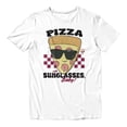 thumbnail image 2 of Disney Pixar Toy Story 5 Men's Pizza With Sunglasses Baby Checker Stripe (White, S-XXXL), 2 of 4