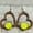 #3, variant on Hollow Wood Heart Baseball Round Geometric Football Earrings Women Sport Jewelry