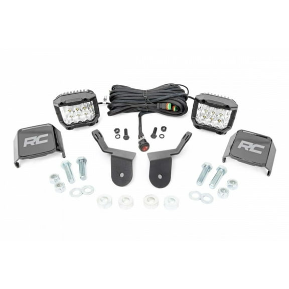 Rough Country 3" Wide Angle Cube LED Kit for Honda Pioneer 1000 - 92012