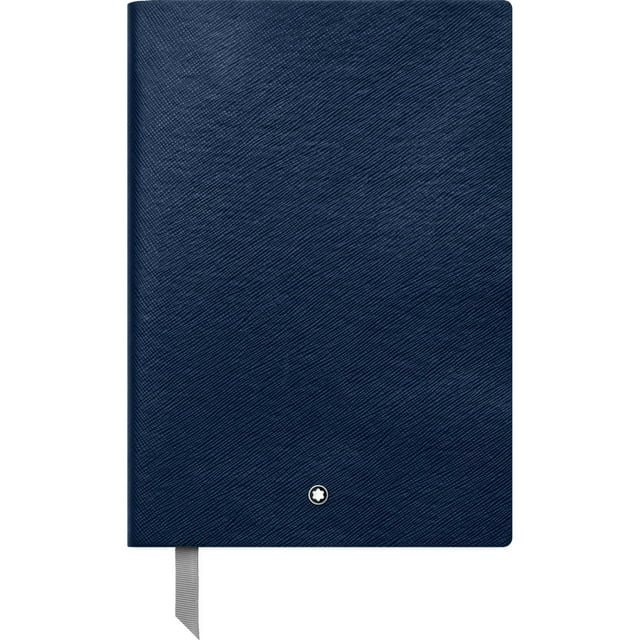 Cuaderno Montblanc #146 de piel forrada índigo 15x21 cm