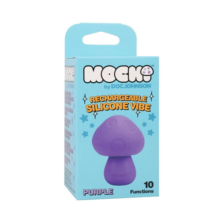 Doc Johnson Mochi Mushroom Vibe 10 Function Silicone Rechargeable Clitoral  Vibrator, Purple - Walmart.com