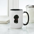 thumbnail image 4 of CafePress - Poodle Pup (Blk) Large Mug - 15 oz Ceramic Large White Novelty Mug, 4 of 4