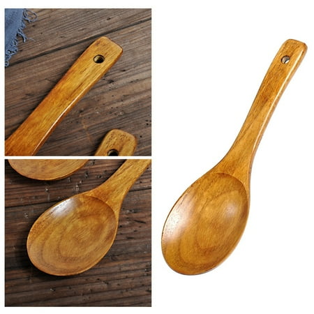 

Wooden rice spoon Wooden Rice Spoon Rice Paddle Versatile Cooking Spoon Durable Healthy Ergonomic Handle for Non Stick Cookware