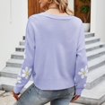 thumbnail image 5 of PENGXIANG Cardigan Décontracté Sexy Mode Col en V Imprimé Manches Longues Blouse, 5 of 5