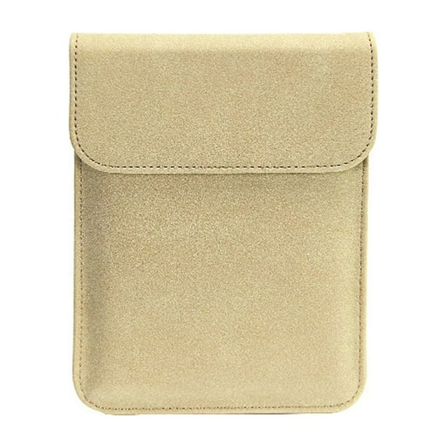 ziyahi Tablet Sleeve Bag Protection Protective Pouch Fuax Leather Case Insert Covers Bag Portable Lightweight Accessory Khaki