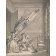 thumbnail image 3 of Samuel Hieronymus Grimm 20x24 Black Modern Framed Museum Art Print Titled - The French Lady in London (ca. 1771), 3 of 5