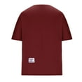 thumbnail image 5 of Compression Shirt Men Qiggri Men's Home Top Solid Color Casual T - Shirt Round Neck Pullover Imitation Cotton Short Sleeve Top Summer Shirts, 5 of 6