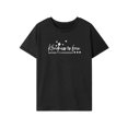 thumbnail image 4 of Camiseta para mujer Camisa de cuello redondo Ropa de calle Ajuste regular Ropa deportiva Manga corta XL, 4 of 8