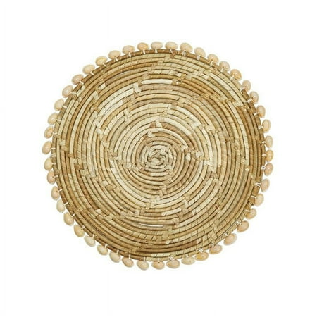 

Two s Company Pandan and Seashells Set of 4 Placemats