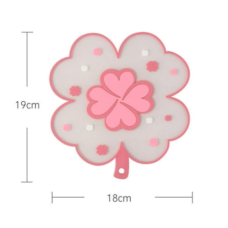

Four Leaf Clover PVC Insulation Placemat For Dining Table Mat For Coffee Tables Tableware Plates Cup Pads Kitchen Accessories