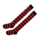 thumbnail image 1 of EeaseMX 1 par de medias sexys de cosplay a rayas por encima de la rodilla, calcetines largos para mujeres y niñas (negro y rojo), 1 of 7