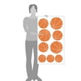 thumbnail image 3 of Basketball Kids Room Sports Decor Wall Decal Stickers [Set of 9], 3 of 4
