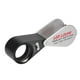 thumbnail image 3 of Lupa de lente de lupa de joyero plegable con aumento de 10X-21 mm con luz LED blanca y UV, 3 of 8