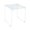 thumbnail image 1 of DOLITY Locker Organizer Shelf Foldable Wear Resistant Versatile Stackable for Gym and Work Convenient under Sink Organization Holder White, 1 of 7