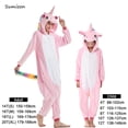 thumbnail image 1 of Kigurumi-Pijamas de unicornio para niñas, ropa de dormir de invierno con animales, Panda, cerdo, mono de Navidad, conjuntos de Pijamas para bebés, 1 of 4
