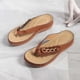 thumbnail image 4 of Amzcrzy Zapatos de mujer,Zapatos de mujer,Zapatillas de mujer, Sandalias ortopédicas vintage para mujer con soporte para el arco, antideslizantes y con cuña. Sandalias Mujer Zapatillas De Casa, 4 of 9