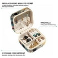 thumbnail image 2 of Rhino Travel Portable Square Jewelry Organizer with Storage Box | Jewelry Display and Box for Rings, Earrings, Necklaces, Bracelets - Suitable for Girls and Women, 2 of 6