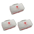 thumbnail image 2 of heritaly Sacs de Rangement d'Urgence Sacs de Randonnée Organiseur de Cotons-Tiges Étui de Transport Gris 3Ensemble, 2 of 6