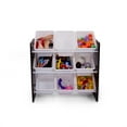 thumbnail image 3 of Humble Crew Espresso Toy Storage Organizer with 9 Plastic Storage Bins, Espresso/White, 3 of 6