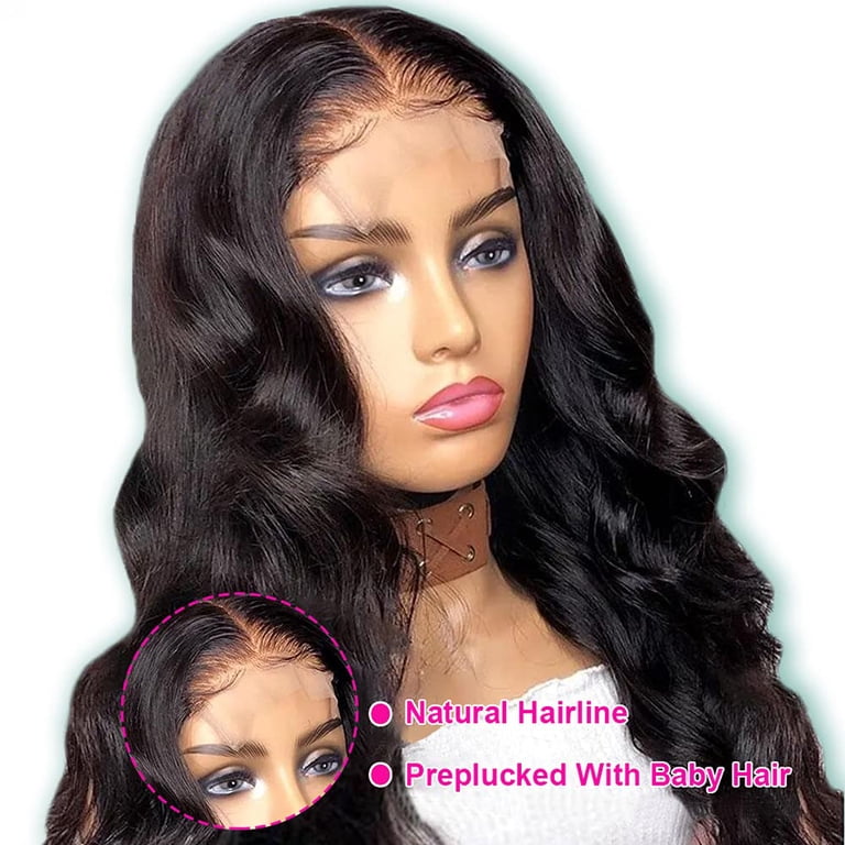 Lace Front Wigs Human Hair Pre Plucked with Baby Hair  display picture 2