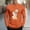Orange, variant on FDGIU Men's Halloween Graphic Tees Men Fashion Casual Print Sports Long Sleeves Round-Neck Blouses Shirts Casual Shirts
