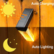 thumbnail image 3 of Luz solar para cubierta al aire libre con luz LED que cambia de color para porche, piscina, valla, escalera, patio (paquete de 2), 3 of 5