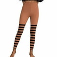 thumbnail image 7 of Guluxicc Leggings for Women Stretch Tummy Control High Rise Yoga Pants Striped Halloween Leggings, 7 of 7