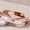 Female rose gold, variant on Sterling Silver Couple Rings Open Adjustable Korean Matching Bands For Him And Her Promise Jewelry Gifts Rings