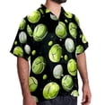 thumbnail image 2 of Tennis Men's Short Sleeve Button Down Hawaiian Shirts for Summer Beach Casual Printed Style, 2 of 6