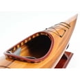 thumbnail image 1 of Rich Cedar Kayak Model Sculpture, 1 of 1