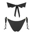 thumbnail image 3 of ANINEO Women Swimwear Fashion Sexy Strapless Women Swimwear Swimsuit Solid Color Split Swimsuit Trendy Hawaii Summer Tropical Brazilian Beachwear, 3 of 3