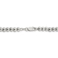 thumbnail image 3 of White Sterling Silver necklace Box chain Ball (Beaded) 20 in 5 mm, 3 of 5