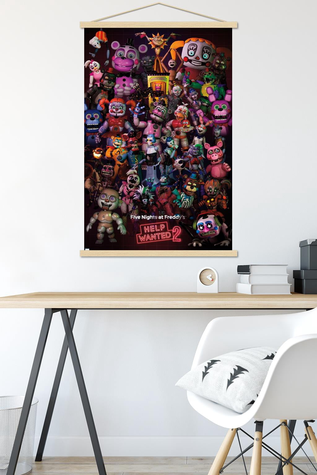 Five Nights at Freddy's: Help Wanted 2 - Group Wall Poster with Magnetic Frame, 22.375" x 34"
