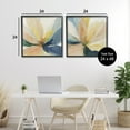 thumbnail image 3 of Stupell Industries Abstract Sunshine Florals 2 Piece Black Framed Giclee Art Set design by Irena Orlov, 24 x 24, 3 of 8