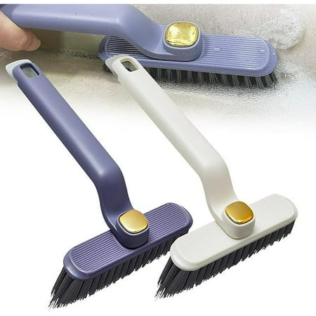 

VAIKAXY 2 Pack 360° Grout Crevice Cleaning Brush - Hard-Bristle Bathroom Cleaning Supplies for Kitchen Gadgets - Gap Cleaning Tools Set Kit Home House Cleaning Essentials Must Haves