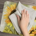 Corelle Sunflowers Reversible Plastic Placemat Multicolor, 17" x 11