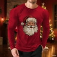 thumbnail image 1 of Amzcrzy - Sudadera Para Hombre, Ropa Deportiva Para El Hogar, Pijamas, Moda, Suelta, Informal, Color Sólido, Camiseta Deportiva, Color Vino, L, 1 of 6
