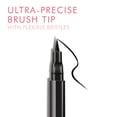 thumbnail image 3 of Delineador de ojos líquido Beauty For Real Finish Line, color negro azabache, 1,5 ml, 3 of 8