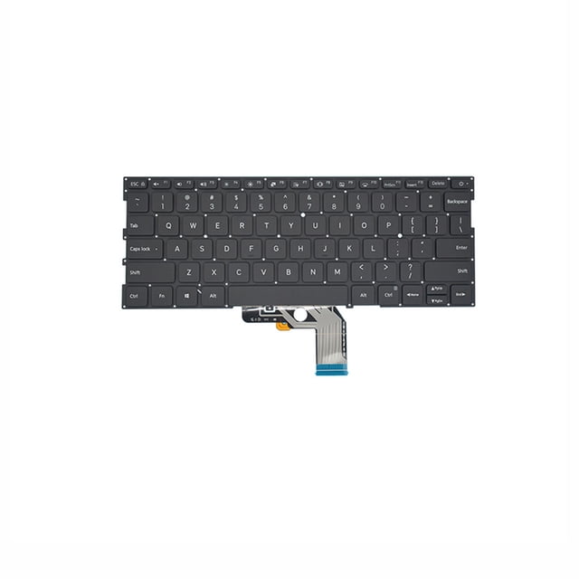 ABS INTERPRADOR POR CUALQUIER POR CORPUTADORA TECLETA TECLO ERGONÓMICO Teclas multimedia que reemplazan el reemplazo de la pieza para Xiaomi MI Air 13.3 con la luz de fondo Jumpingount EL006034-00B