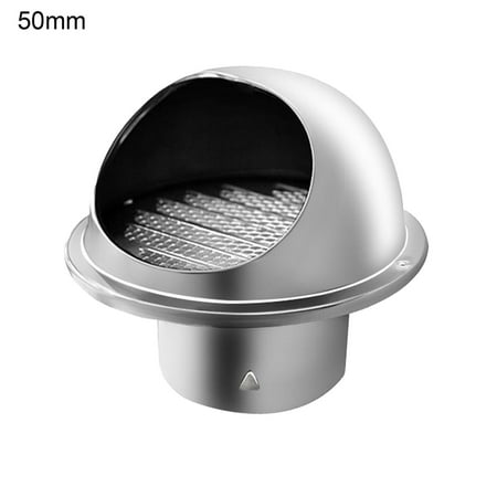 

Feiruifan Anti-Rust Weather-Proof No Deformation Ventilation Cover Anti-Rust Secure Connection Multipurpose Stainless Steel Air Vent Round Grille with Fly Screen Mesh for Home Restaurant Market