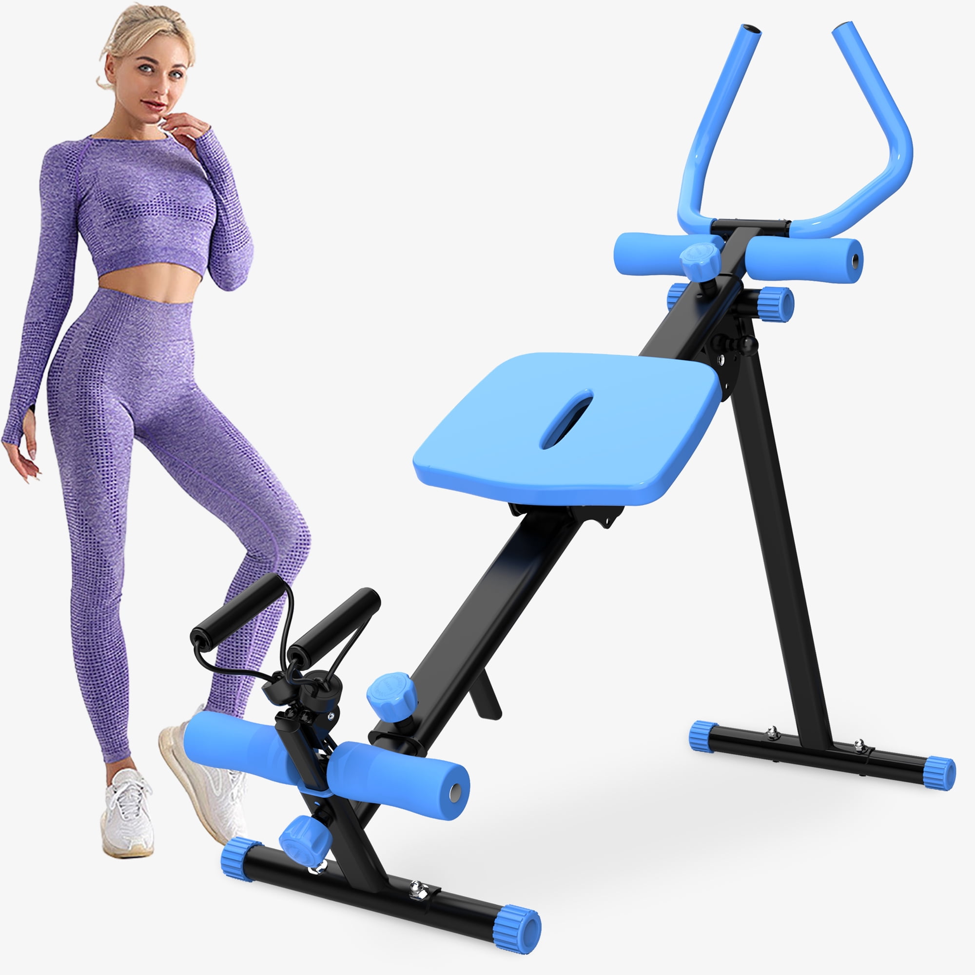XtremepowerUS Home Gym Abdominal Trainer, Core & Leg Workout