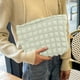 thumbnail image 4 of A Hand-take Bag With Intricate Patterns Knitted Bag Striped Color-blocked Cosmetic Bag Cosmetic Bag Portable Cosmetic Bag Ins-style Pencil Case, 4 of 6