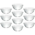 thumbnail image 1 of 10Pcs Creative Dessert Bowls Decorative Food Bowls Transparent Salad Bowls, 1 of 8