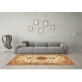 thumbnail image 3 of Ahgly Company Indoor Rectangle Medallion Brown Traditional Area Rugs, 6' x 9', 3 of 4