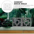 thumbnail image 3 of HOMEMAXS Stone Mold for Garden Patio 1 Set Lattice Window Maker Reusable Brick Mold, 3 of 8