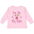 thumbnail image 3 of Inktastic The Big Sister Girls Long Sleeve Toddler T-Shirt, 3 of 5