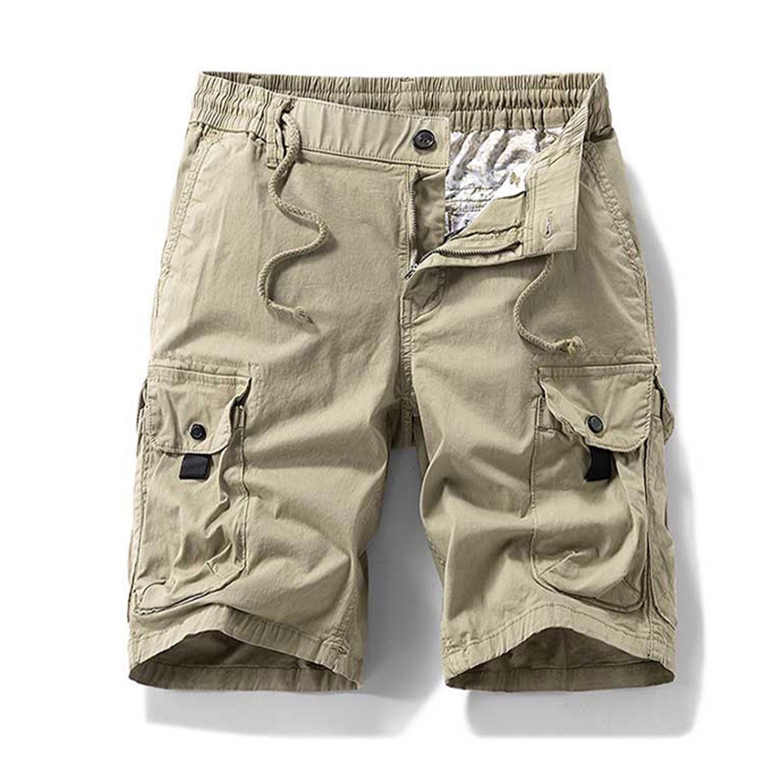 【WOOHWA】WORK CARGO BERMUDA Summer Savings Clearance! Stamzod Mens Cargo Shorts Fashion
