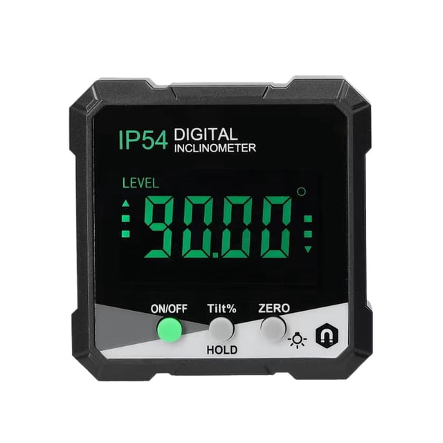 Maytalsory Magnetic Protractor Level Angle Fin Der Gauge With Sensitive Response 1. Large LCD Backlit Display
